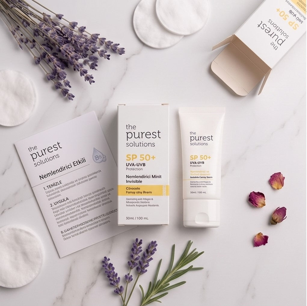 The Purest Solutions Yüksek Koruma ve Nemlendirici Etkili Invisible Güneş Koruyucu Krem SPF 50, 50 Ml.