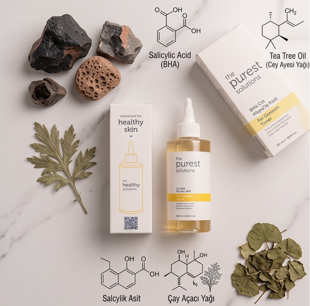 The Purest Solutions Sivilce ve Siyah Nokta Karşıtı, Gözenek Sıkılaştırıcı Salisilik Asit Tonik 200 Ml