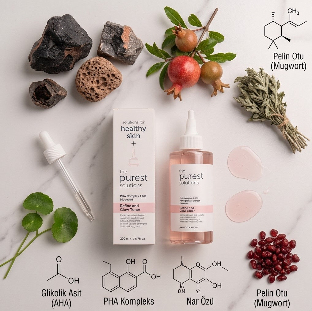 The Purest Solutions Hassas Ciltler İçin Arındırıcı ve Aydınlatıcı PHA Pembe Tonik 200 Ml
