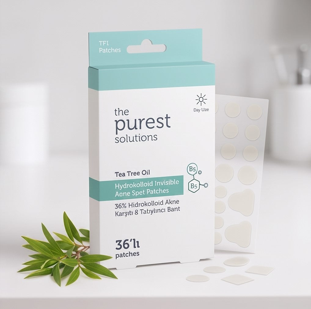 The Purest Solutions Hidrokolloid Akne Karşıtı & Yatıştırıcı Bant 36'lı