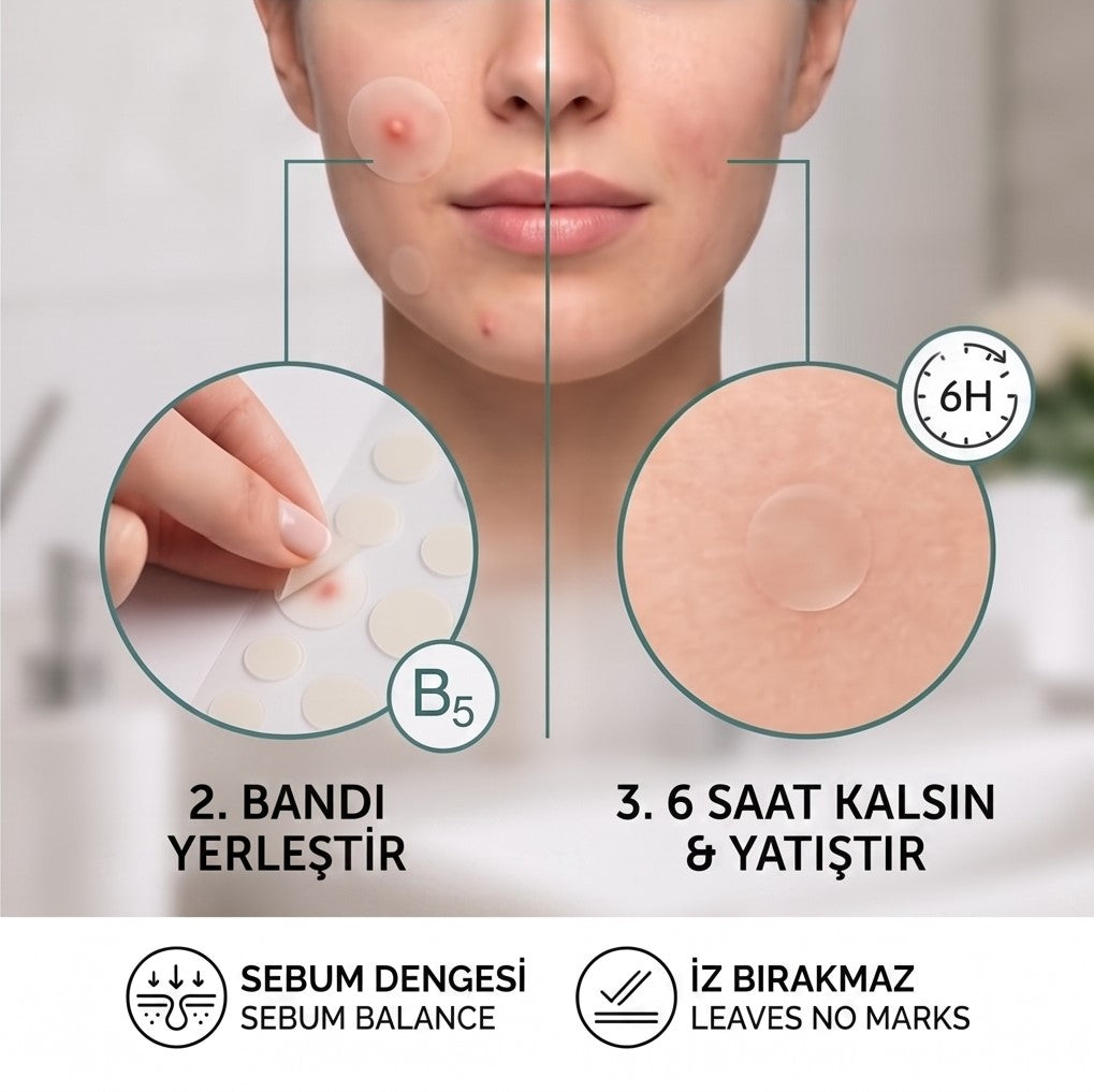 The Purest Solutions Hidrokolloid Akne Karşıtı & Yatıştırıcı Bant 36'lı